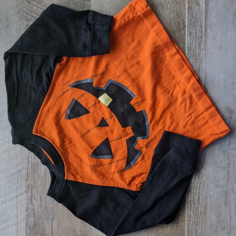 2T long sleeve jack o lantern shirt